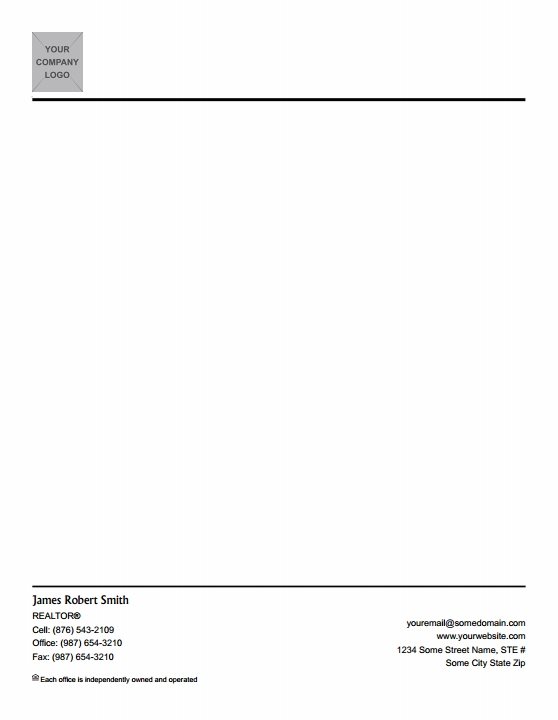 Real Estate Letterheads IRE-LH-003