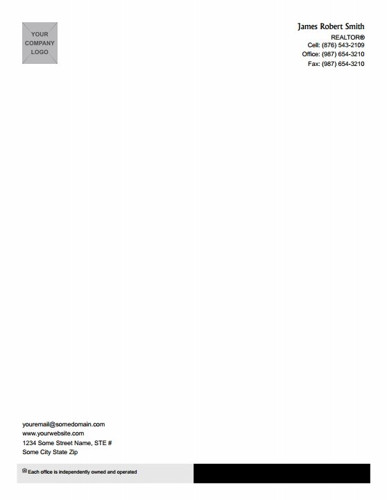 Real Estate Letterheads IRE-LH-007