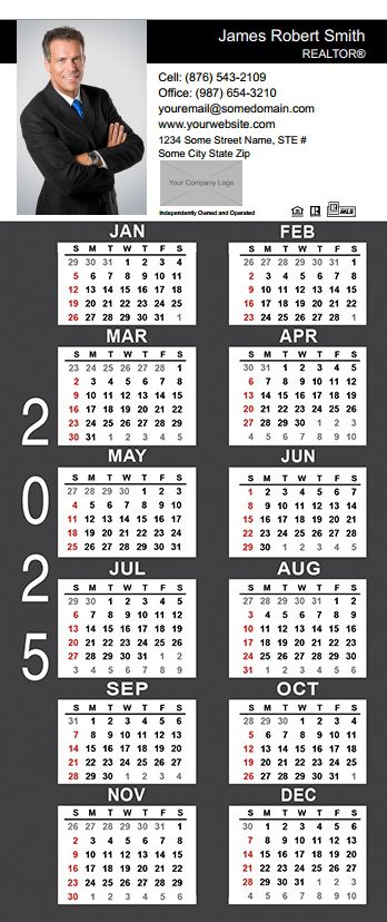 Real Estate Calendar Magnet 3.5X8 IRE-CALMAG3585-005