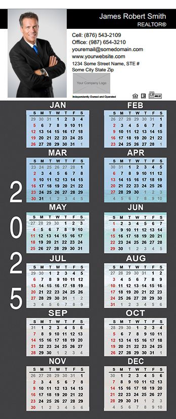 Real Estate Calendar Magnet 3.5X8 IRE-CALMAG3585-007