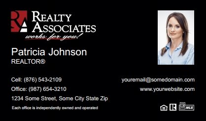 Realty-Associates-Business-Card-Compact-With-Small-Photo-TH26B-P2-L3-D3-Black