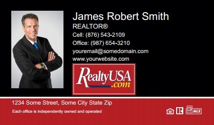 Realtyusa-Business-Card-Compact-With-Medium-Photo-TH19C-P1-L1-D3-Red-Black-White