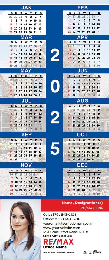 Remax Calendar Magnet 3.5X8 REMAX-CALMAG3585-002