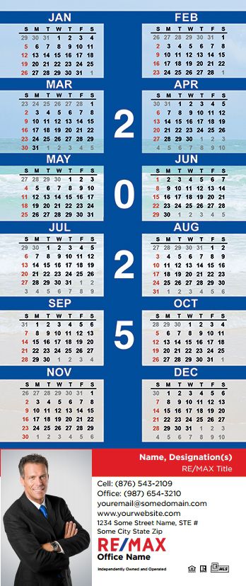 Remax Calendar Magnet 3.5X8 REMAX-CALMAG3585-003