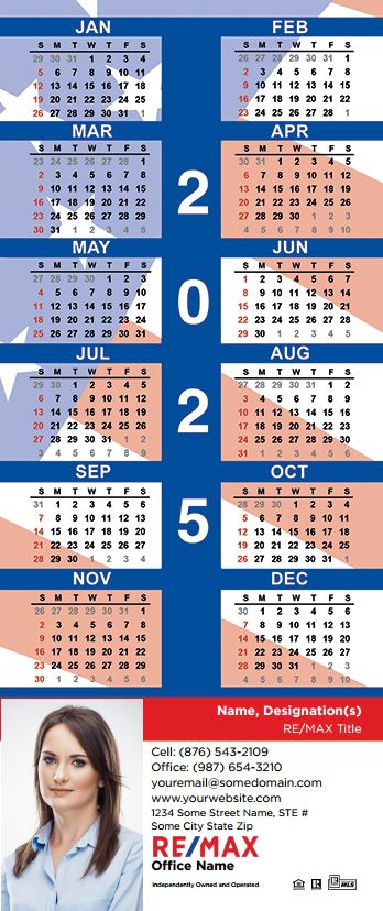 Remax Calendar Magnet 3.5X8 REMAX-CALMAG3585-004