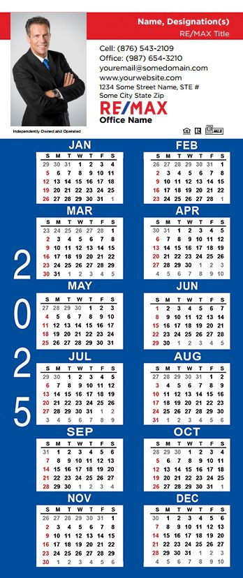 Remax Calendar Magnet 3.5X8 REMAX-CALMAG3585-005