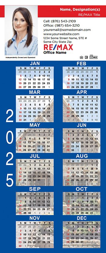 Remax Calendar Magnet 3.5X8 REMAX-CALMAG3585-006