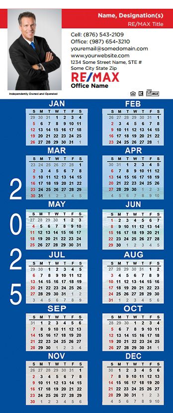 Remax Calendar Magnet 3.5X8 REMAX-CALMAG3585-007