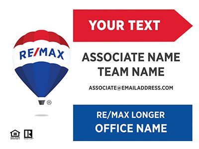 Remax Real Estate Yard Signs REMAX-PAN1824CPD-005