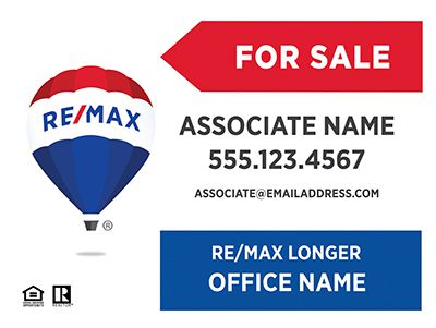 Remax Real Estate Yard Signs REMAX-PAN1824CPD-007