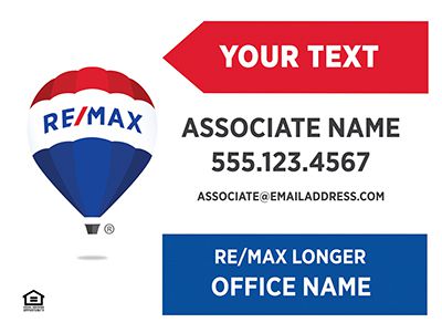 Remax Real Estate Yard Signs REMAX-PAN1824CPD-008