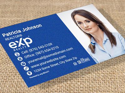 eXp Realty Suede Soft Touch Business Cards EXPR-BCSUEDE-015